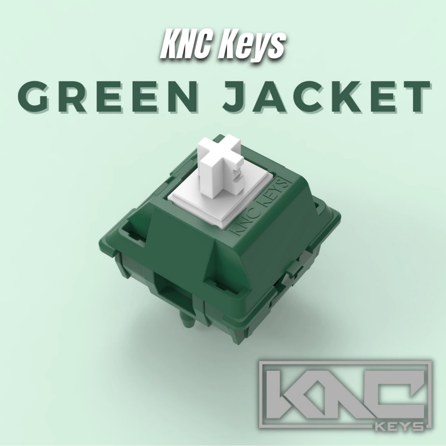 KNC Keys Green Jacket Tactile Switch