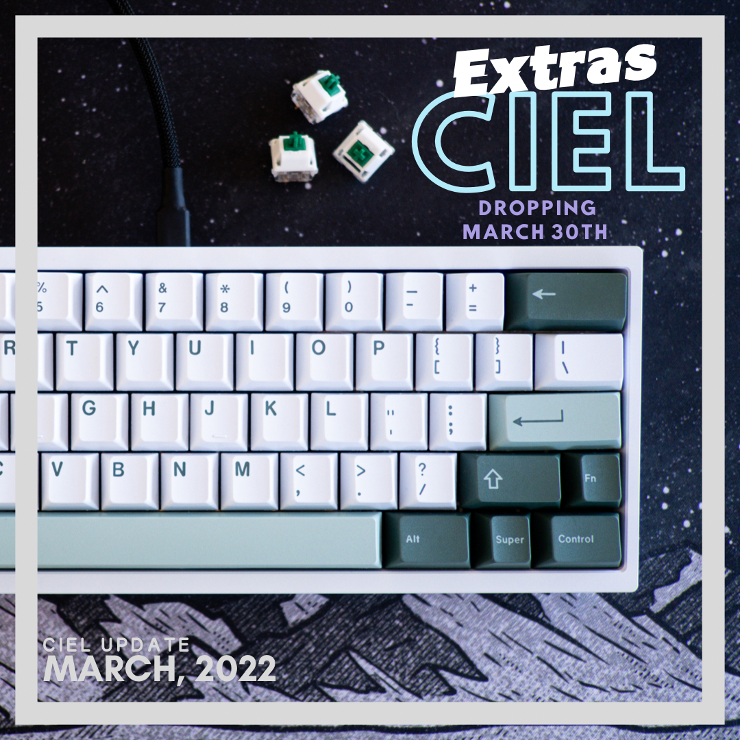 Ciel Extras Drop, Wednesday 30th March - 9pm (AEST)