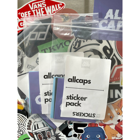 ALLCAPS Sticker Pack